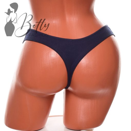 Egyszínű, kényelmi pamut tanga S, M, L, XL