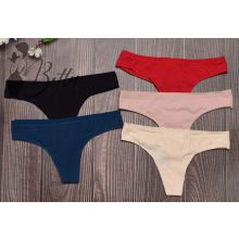 Egyszínű pamut tanga S, M, L, XL, 2XL