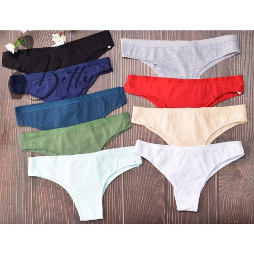 Egyszínű, pamut féltanga S, M, L, XL, 2XL