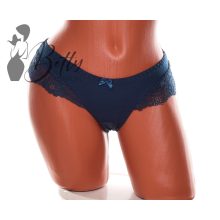 Széles pántos, csipkeszegélyes tanga