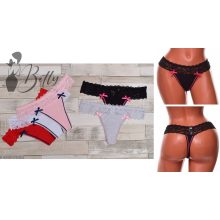 Csipkeszegélyes tanga S, M, L, XL