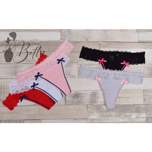 Csipkeszegélyes tanga S, M, L, XL