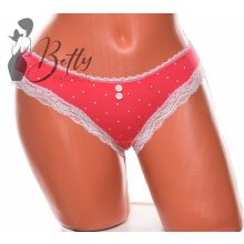 Pink színű, apró pöttyös bugyi  S, M, L, XL