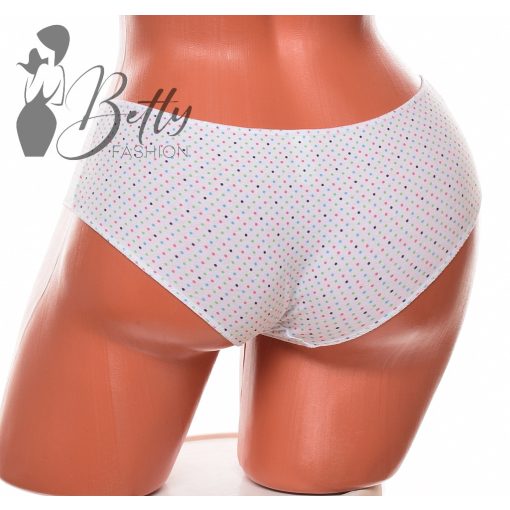 Színes pöttyös normál fazonú bugyi  S, M, L, XL