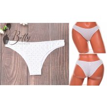 Fehér alapon, színes pöttyös bugyi S, M, L, XL