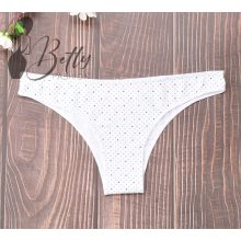 Fehér alapon, színes pöttyös bugyi S, M, L, XL