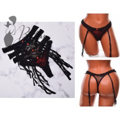 Harisnyatartós csipke tanga - S, M, L, XL