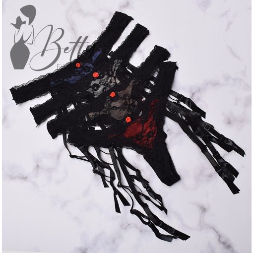 Harisnyatartós csipke tanga - S, M, L, XL