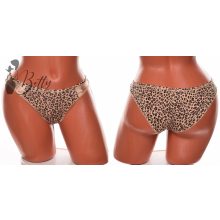 Párducmintás és selyembetétes bugyi S, M, L, XL
