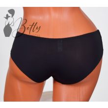 Fekete, elején eltérő színű betétes csipkebugyi S, M, L, XL