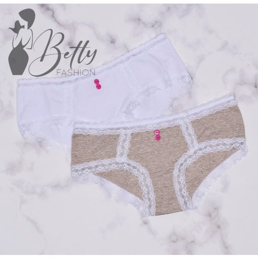 Gombdíszes, csipkeszegélyes bugyi S, M, L, XL