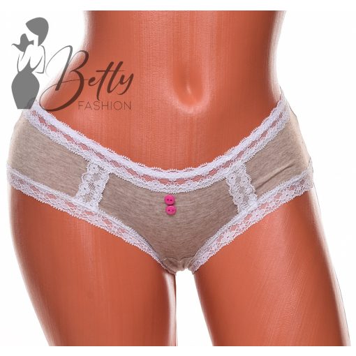 Gombdíszes, csipkeszegélyes bugyi S, M, L, XL