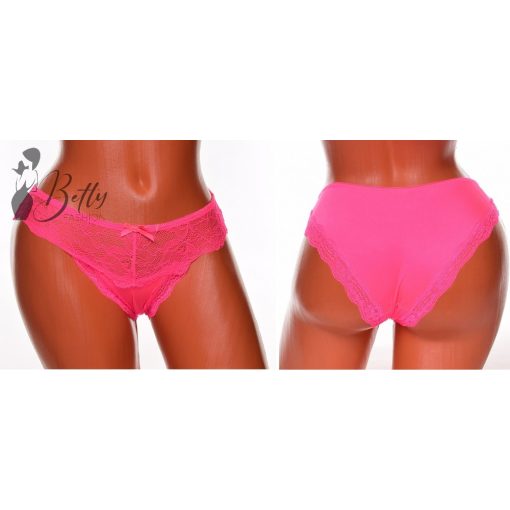 Csipkebetétes, selymes anyagú bugyi S, M, L, XL