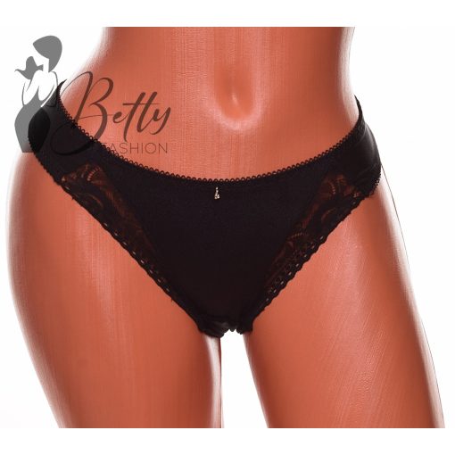 Csipkebetétes, fémdíszes tanga S, M, L, XL