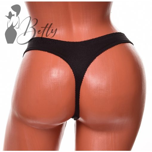 Csipkebetétes, fémdíszes tanga S, M, L, XL