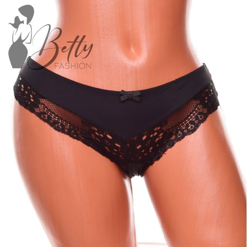 Csipkés bugyi - lycra S, M, L, XL