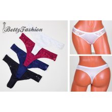 Csipkebetétes selymes anyagú tanga S, M, L, XL