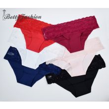 Széles csipke szegélyes lézer vágott bugyi S, M, L, XL, 2XL