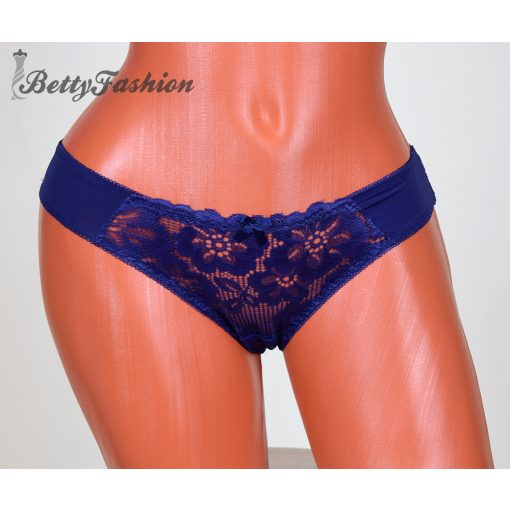 Csipkebetétes bugyi - LYCRA S, M, L, XL