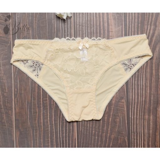 Csipkebetétes bugyi - LYCRA S, M, L, XL