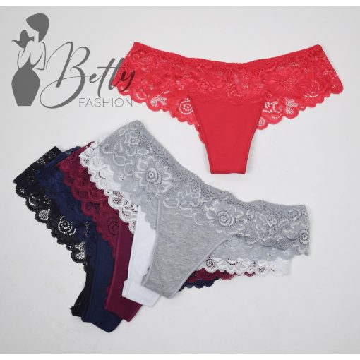 Széles csipkés pántú, féltanga 2XL, 3XL, 4XL, 5XL