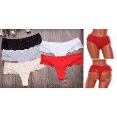 Nagyméretű, csipkeszegélyes tanga 2XL, 3XL, 4XL, 5XL