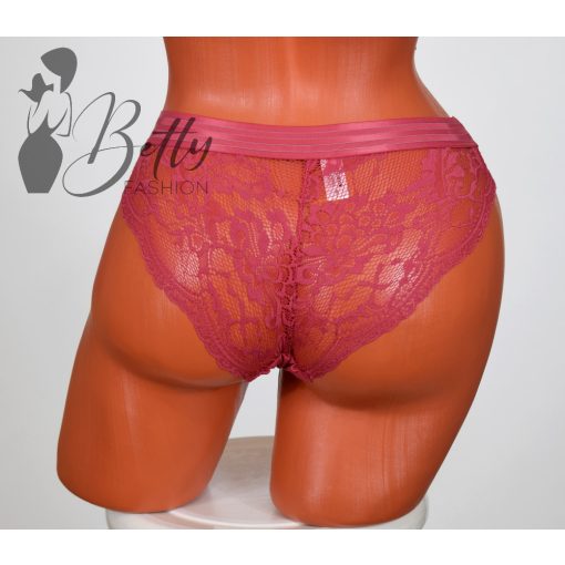 Széles gumis derekú, selymes anyagú,  csipkés bugyi S, M, L, XL