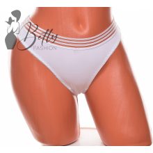 Fehér színű, tüllbetétes tanga S, M, L, XL