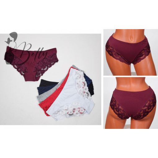 Csipkeszegélyes bugyi 2XL, 3XL, 4XL, 5XL