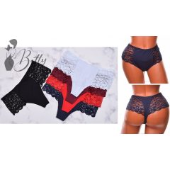   Nagyméretű, széles csipkepántos tanga XL, 2XL, 3XL, 4XL, 5XL
