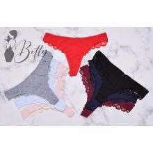 Hátul csipkeszegélyes tanga S, M, L, XL