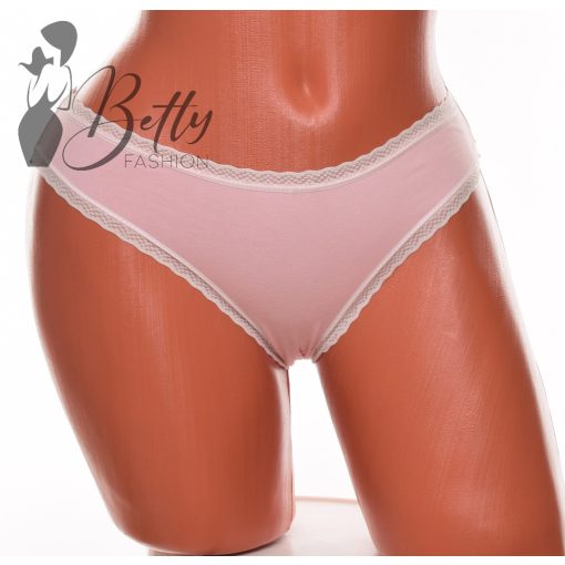 Csipkeszegélyes normál fazonú bugyi  S, M, L, XL