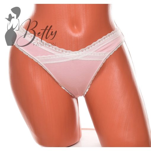 Keresztben csipkeszegélyes bugyi  S, M, L, XL