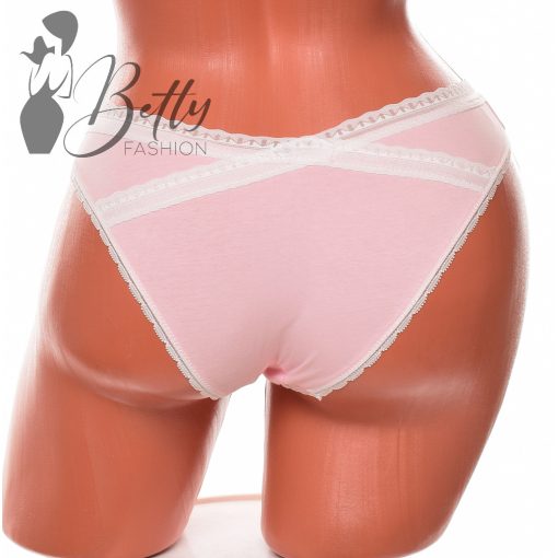 Keresztben csipkeszegélyes bugyi  S, M, L, XL