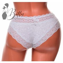 Egyszínű, csipkeszegélyes, pamut bugyi S, M, L, XL