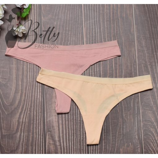 Egyszínű, pamut tanga S, M, L, XL