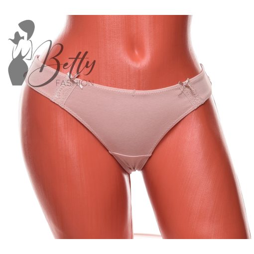 Csipke betétes pamut tanga S, M, L, XL