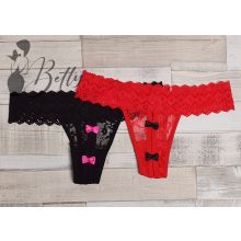 Csipkés, masnidíszes tanga S, M, L, XL