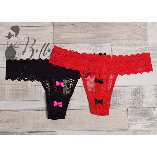 Csipkés, masnidíszes tanga S, M, L, XL