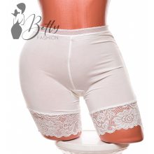 Csipkeszegélyes, hosszú szárú bugyi M, L, XL, 2XL