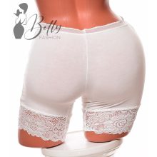 Csipkeszegélyes, hosszú szárú bugyi M, L, XL, 2XL
