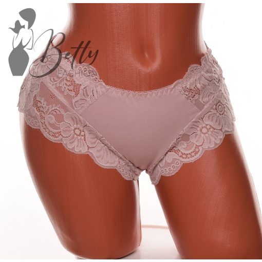 Egyszínű, csipkebetétes bugyi M, L, XL, XXL