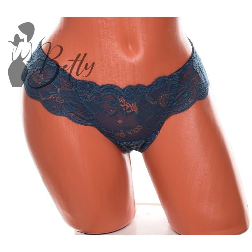 Csipkés, fenekén kivágott és fémdíszes tanga S, M, L, XL