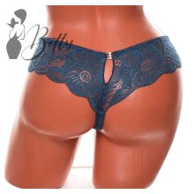 Csipkés, fenekén kivágott és fémdíszes tanga S, M, L, XL