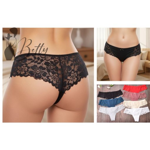 Széles csipkepántos tanga M, L, XL, XXL