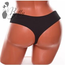 Csipkebetétes, egyszínű pamut tanga M, L, XL, 2XL