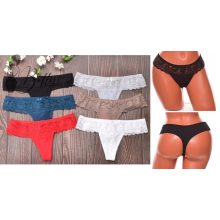 Széles csipkepántos tanga M, L, XL, 2XL