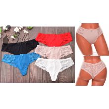 Selymes anyagú, fenekén csipkés brazil bugyi S, M, L, XL