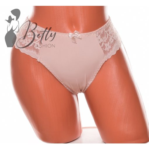 Selymes anyagú, fenekén csipkés brazil bugyi S, M, L, XL