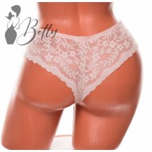 Selymes anyagú, fenekén csipkés brazil bugyi S, M, L, XL